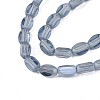 Electroplate Glass Beads Strands EGLA-S188-12-A02-3