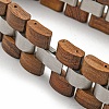 Wooden Watch Band Bracelets for Women Men BJEW-M306-03P-3