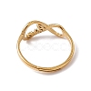 Ion Plating(IP) 201 Stainless Steel Infinity Love Adjustable Ring for Women RJEW-C045-03G-3