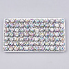 Electroplate Glass Beads EGLA-T009-13A-B-3