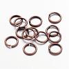 Red Copper Color Brass Jump Rings X-JRC8MM-R-1
