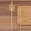 Alloy Hair Comb Findings PW-WG54776-04-1