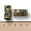 Tibetan Style Brass Beads KK-M284-24AB-3