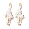 Alloy Enamel Pendants ENAM-O001-08I-G-1