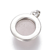 Natural Rose Quartz Pendants G-L512-B19-3