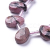 Natural Rhodonite Beads Strands G-G805-B08-3