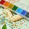 1400Pcs 7 Colors Glass Seed Beads SEED-YW0001-81-4