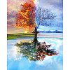 Tree Pattern DIY Diamond Painting Kit PW-WG50548-03-1