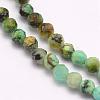 Natural African Turquoise(Jasper) Beads Strands G-F509-29-2mm-3