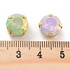 Flat Round Opal Sew On Rhinestones RGLA-G024-10A-G-3