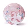 Pink Unicorn Printed Tinplate Candles DIY-P009-A08-4