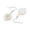 Natural Freshwater Shell Dangle Earring EJEW-JE05914-5