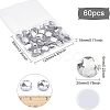 Fingerinspire 1 Box 60Pcs Self-Adhesive Acrylic Rhinestone Stickers DIY-FG0001-84A-2