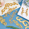 AHADERMAKER 14Pcs 7 Style Auspicious Cloud Computerized Embroidery Cloth Iron on/Sew on Patches DIY-GA0006-28-4