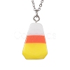 Resin Pendant Necklaces NJEW-JN04845-2