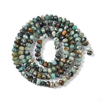 Natural African Turquoise(Jasper) Beads Strands G-N342-28A-1