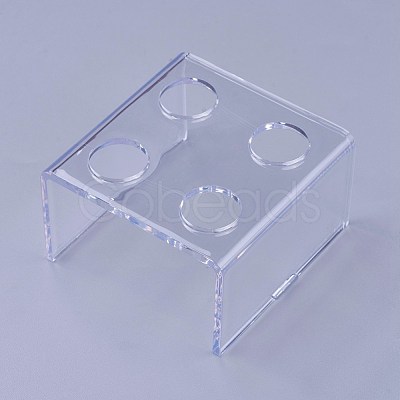 Acrylic Lipstick Display Stands X-ODIS-WH0005-04-1