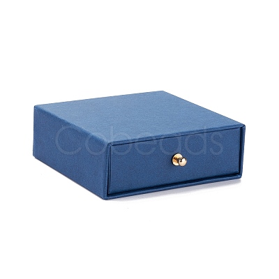 Square Paper Drawer Jewelry Set Box CON-C011-03B-03-1