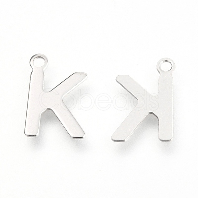 Non-Tarnish 201 Stainless Steel Charms STAS-C021-06P-K-1