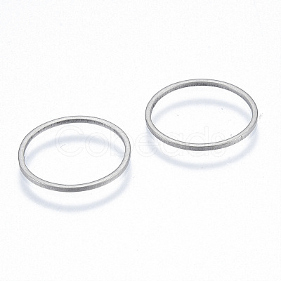 Non-Tarnish 201 Stainless Steel Linking Rings STAS-N090-T14-1-1