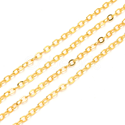 Brass Cable Chains CHC-T008-06A-G-1