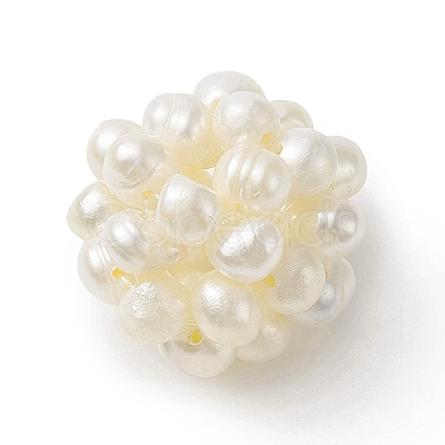 Natural Cultured Freshwater Pearl Beads PEAR-JF00002-1