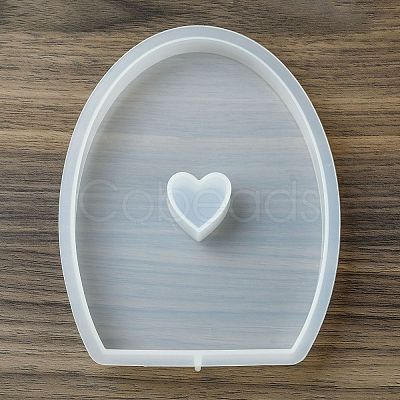 Easter Egg with Heart Shape Candle Holder Silicone Molds SIL-Z019-01C-1