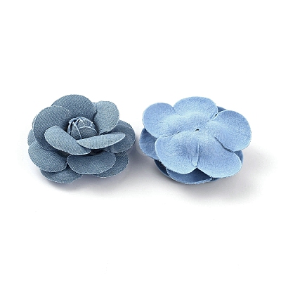 Denim Cloth Flowers DIY-WH0409-37A-1