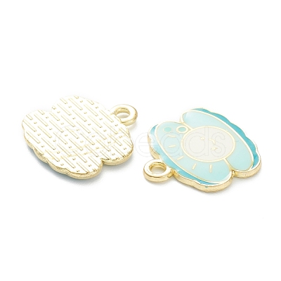 Alloy Enamel Pendants ENAM-I051-09LG-04-1