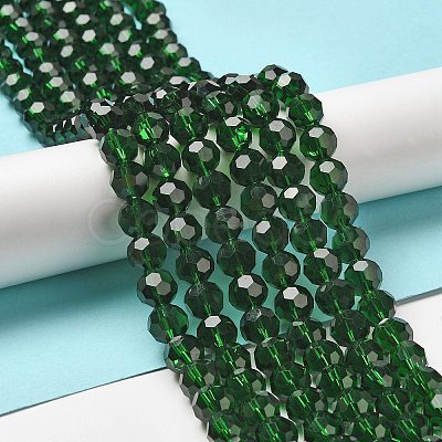 Transparent Glass Beads EGLA-A035-T10mm-D10-1