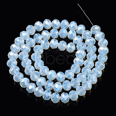 Electroplate Glass Beads Strands EGLA-A044-J2mm-A06-1