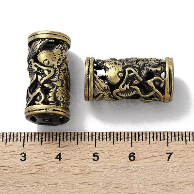 Tibetan Style Brass Beads KK-M284-24AB-1