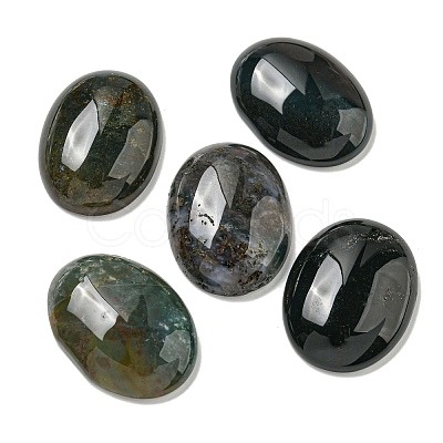 Natural Indian Agate Cabochons G-C115-01B-45-1