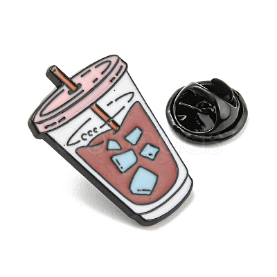 Cold Coffee Enamel Pins JEWB-P021-D01-1