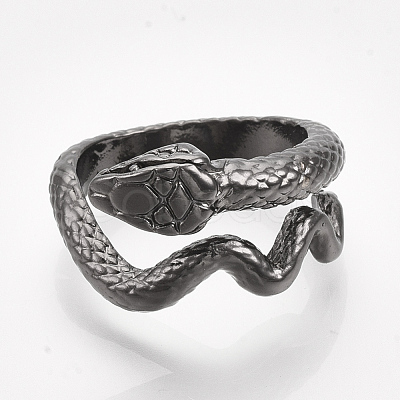 Alloy Cuff Finger Rings RJEW-T008-30B-1