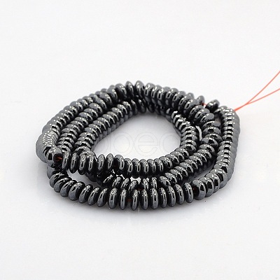 Non-magnetic Synthetic Hematite Beads Strands G-M079-08-1