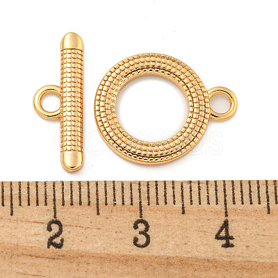 Brass Toggle Clasps KK-A223-18G-1