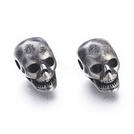 Halloween 304 Stainless Steel Beads STAS-F243-18AS-1