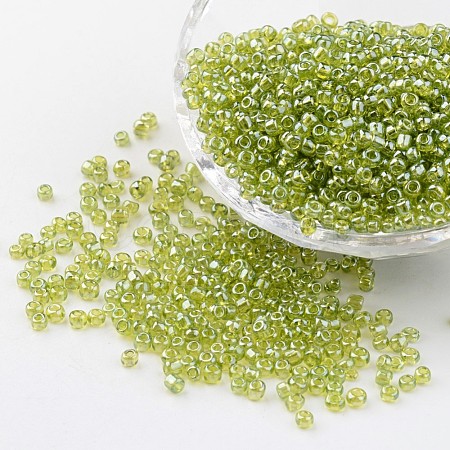 Round Glass Seed Beads X-SEED-A006-3mm-104-1