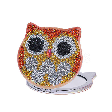 Owl DIY Diamond Mirror Painting Kit PW-WG55797-01-1