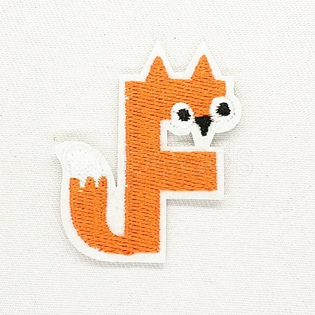 Computerized Embroidery Cloth Iron on/Sew on Patches DIY-K012-01-F-1