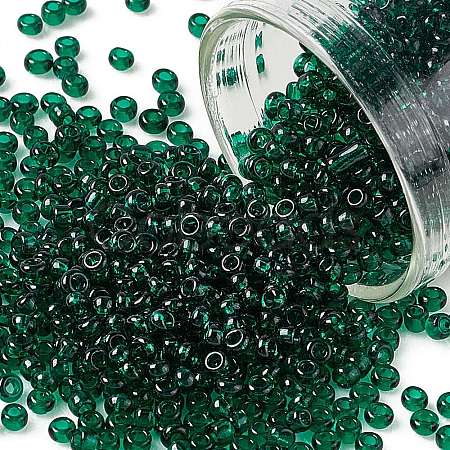 11/0 Grade A Transparent Glass Seed Beads X-SEED-Q006-F23-1