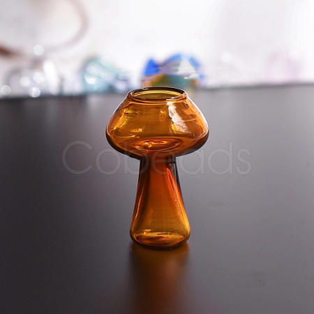 Mini Glass Mushroom Shape Vase PW-WGBDD50-04-1