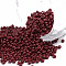 11/0 Grade A Baking Paint Glass Seed Beads, Round, FireBrick, 2.3x1.5mm, Hole: 1mm, about 5300pcs/50g