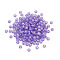 Transparent Acrylic Beads, Flat Round with White Letter A~Z, Lilac, 7x4mm, Hole: 1.5mm, about 1000pcs/bag