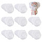 BENECREAT 8Pcs 3-layer Nylon Fabric, Bouquet Packaging Accessories, WhiteSmoke, 11x42x0.05cm