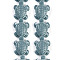 Synthetic Coral Carved Beads Strands, Dyed, Tortoise, Gray, 18.5x16x7.5mm, Hole: 1.2mm, about 20pcs/strand, 13.78''(35cm)