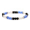 Fashionable Faceted Rondelle Glass Beads Stretch Bracelets for Women Girls Gift