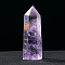 Tower Natural Amethyst Display Decoration, Healing Stone Wands, for Energy Balancing Meditation Therapy Decors, Hexagonal Prism, 40~50mm