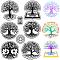 Custom PVC Plastic Clear Stamps, for DIY Scrapbooking, Photo Album Decorative, Cards Making, Stamp Sheets, Film Frame, Tree of Life, 160x110x3mm